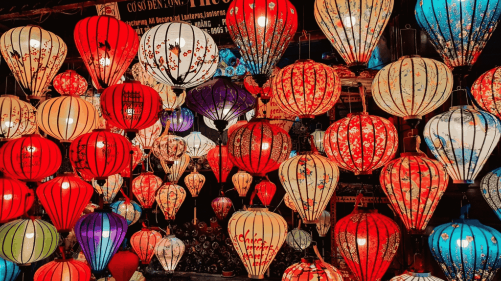 Colorful Hoi An lanterns – a popular souvenir among international visitors