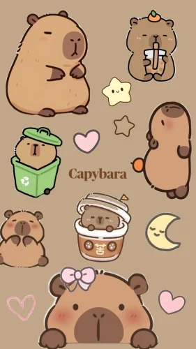 Hình nền capybara 100