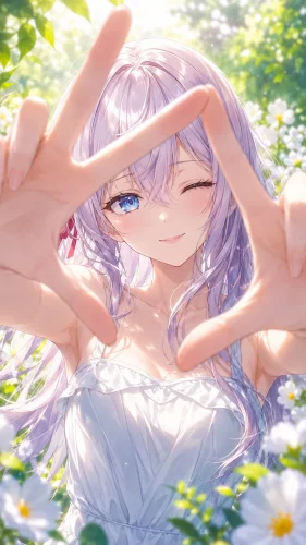 Hình nền gái xinh anime 16