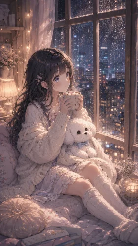 Hình nền gái xinh anime 89