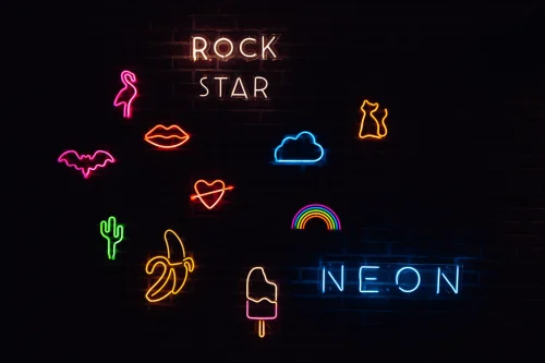 Hình nền neon 12
