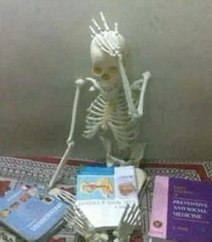 Meme bộ xương 50