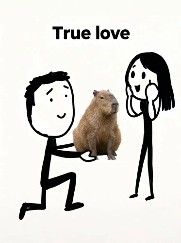 Meme capybara 45