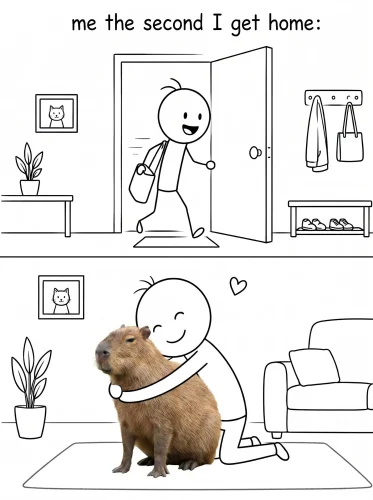 Meme capybara 9
