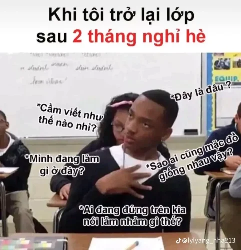 Meme đi học 14