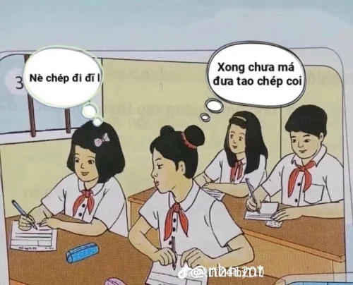Meme đi học 55