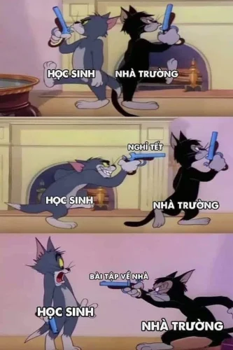 Meme đi học 1