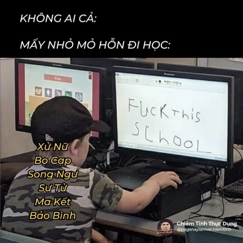 Meme đi học 28
