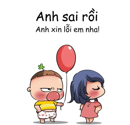 Meme xin lỗi 13