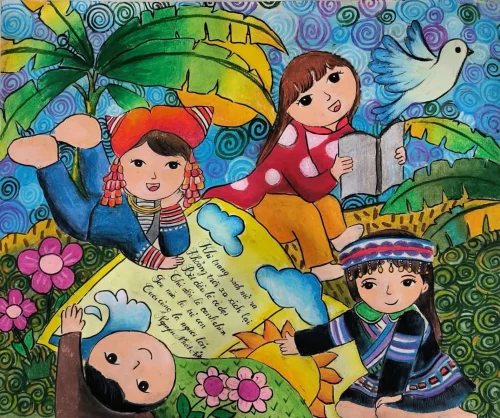 Tranh 1/6 Quốc tế Thiếu nhi 3