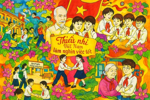 Tranh 1/6 Quốc tế Thiếu nhi 20