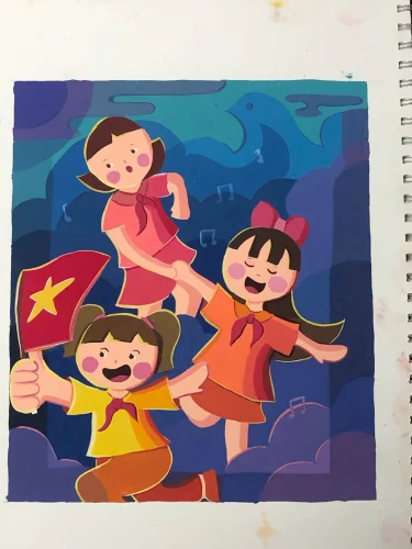 Tranh 1/6 Quốc tế Thiếu nhi 42