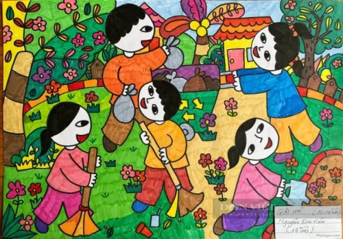 Tranh 1/6 Quốc tế Thiếu nhi 8