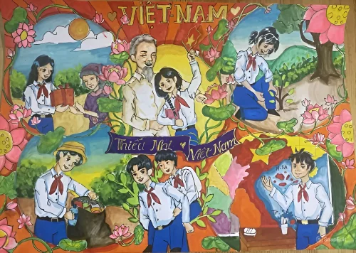 Tranh 1/6 Quốc tế Thiếu nhi 21