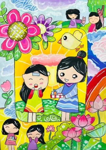Tranh 1/6 Quốc tế Thiếu nhi 26