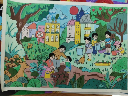 Tranh 1/6 Quốc tế Thiếu nhi 53