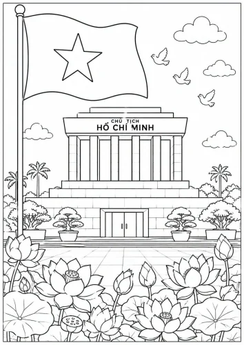 Tranh Quốc khánh 2/9 8