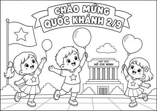 Tranh Quốc khánh 2/9 9