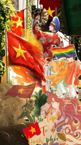Tranh Quốc khánh 2/9 13