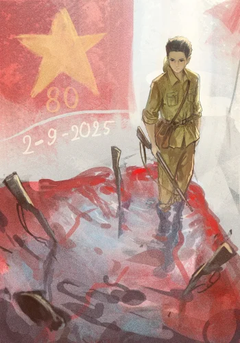 Tranh Quốc khánh 2/9 14