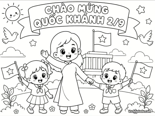 Tranh Quốc khánh 2/9 21