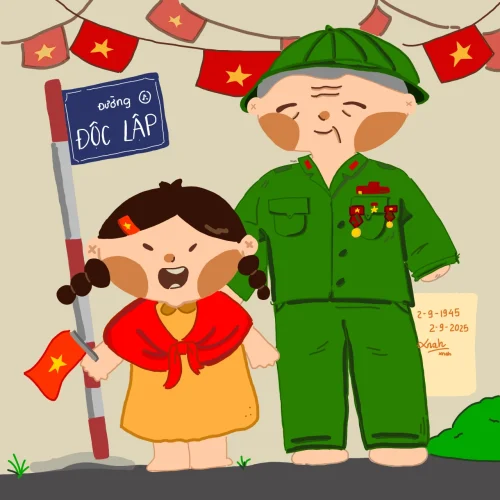 Tranh Quốc khánh 2/9 22