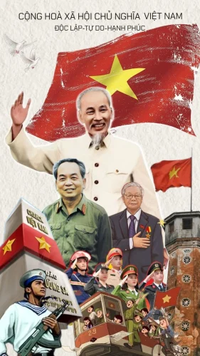 Tranh Quốc khánh 2/9 23