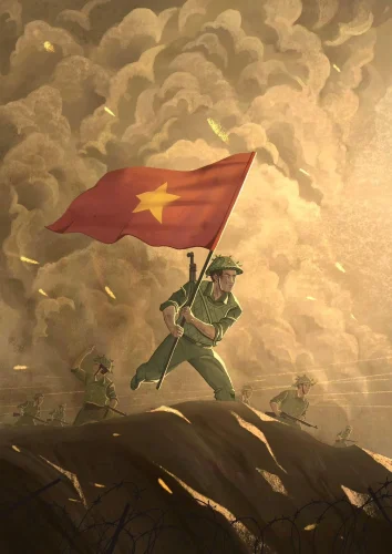 Tranh Quốc khánh 2/9 39