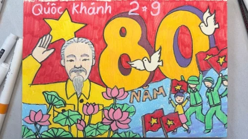 Tranh Quốc khánh 2/9 43