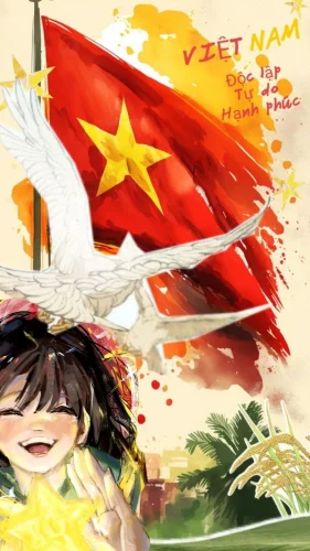Tranh Quốc khánh 2/9 44