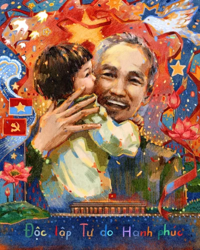 Tranh Quốc khánh 2/9 52