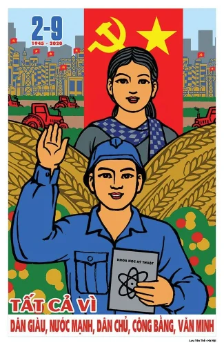 Tranh Quốc khánh 2/9 16