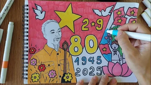 Tranh Quốc khánh 2/9 22
