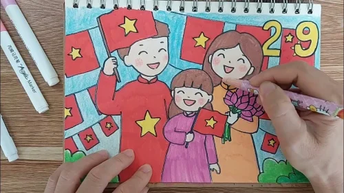 Tranh Quốc khánh 2/9 23