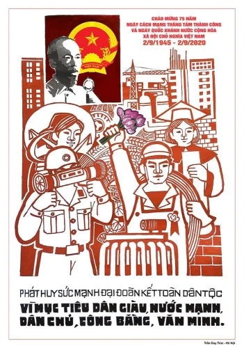 Tranh Quốc khánh 2/9 24