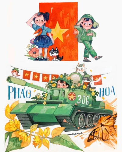 Tranh Quốc khánh 2/9 31