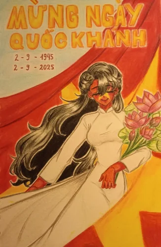 Tranh Quốc khánh 2/9 47