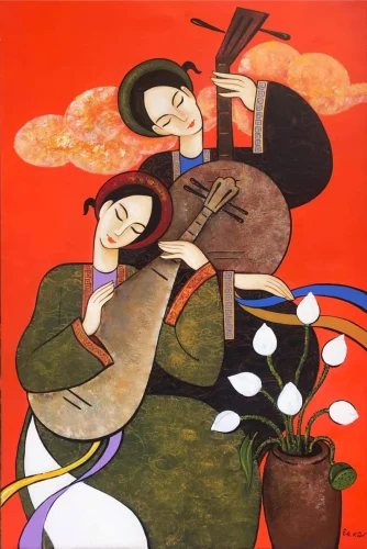 Tranh 20/10 Phụ nữ Việt Nam 8