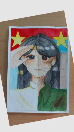 Tranh 20/10 Phụ nữ Việt Nam 16