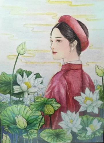 Tranh 20/10 Phụ nữ Việt Nam 21