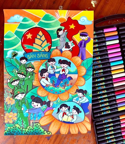 Tranh 20/10 Phụ nữ Việt Nam 31