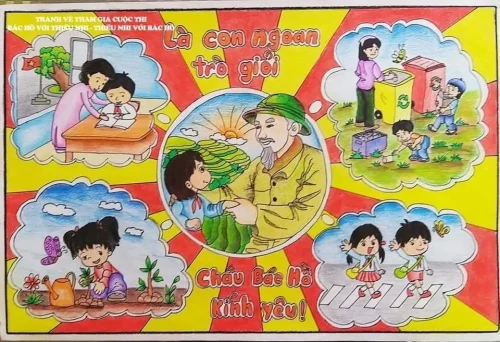 Tranh 20/10 Phụ nữ Việt Nam 60