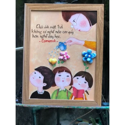 Tranh 20/11 ngày Nhà giáo 2