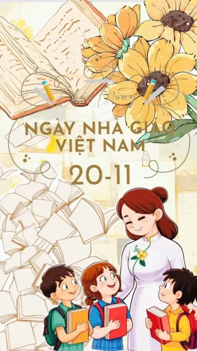 Tranh 20/11 ngày Nhà giáo 3