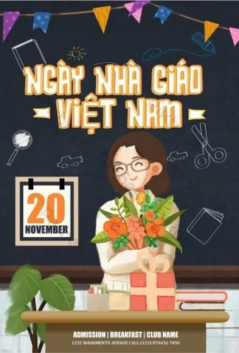 Tranh 20/11 ngày Nhà giáo 15