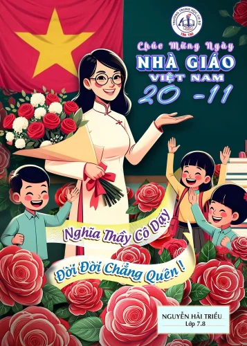 Tranh 20/11 ngày Nhà giáo 19