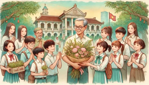 Tranh 20/11 ngày Nhà giáo 31