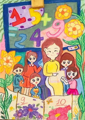 Tranh 20/11 ngày Nhà giáo 32