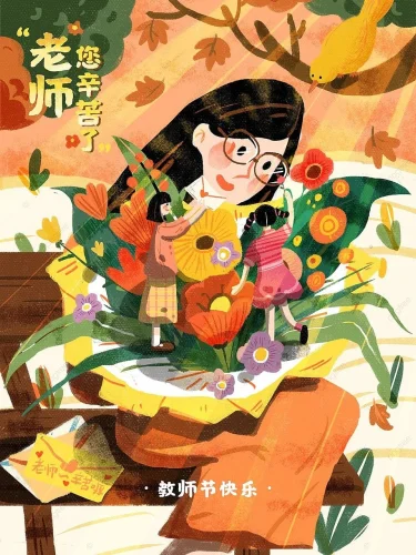 Tranh 20/11 ngày Nhà giáo 34