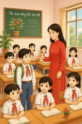 Tranh 20/11 ngày Nhà giáo 6